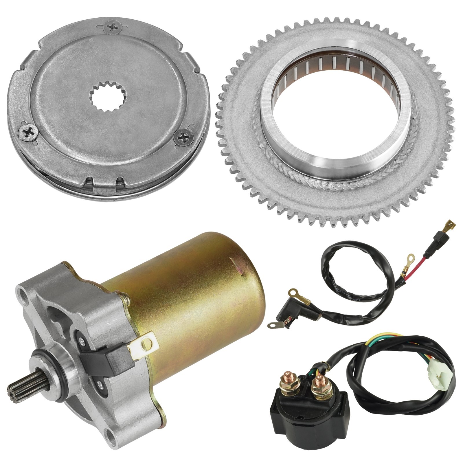 Starter Motor Clutch Sprag Idler Gear Kit For Yamaha Raptor 90 YFM90R 2009-2013