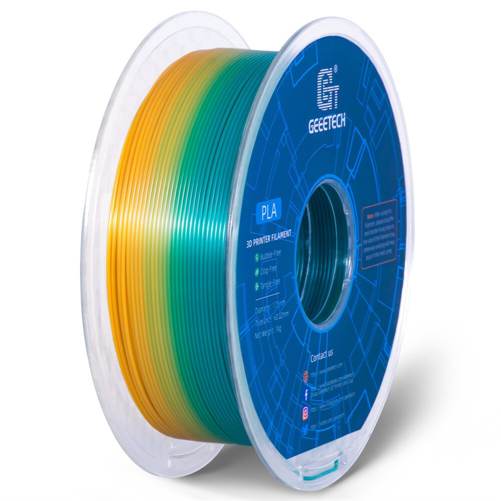 GEEETECH 3D Printer Filament High Quality PLA Gradient 1.75mm 1KG/Roll FDM