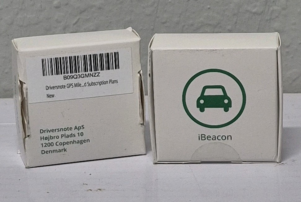 Driversnote ApS iBeacon GPS Mile Tracker 2 PACK!!!!