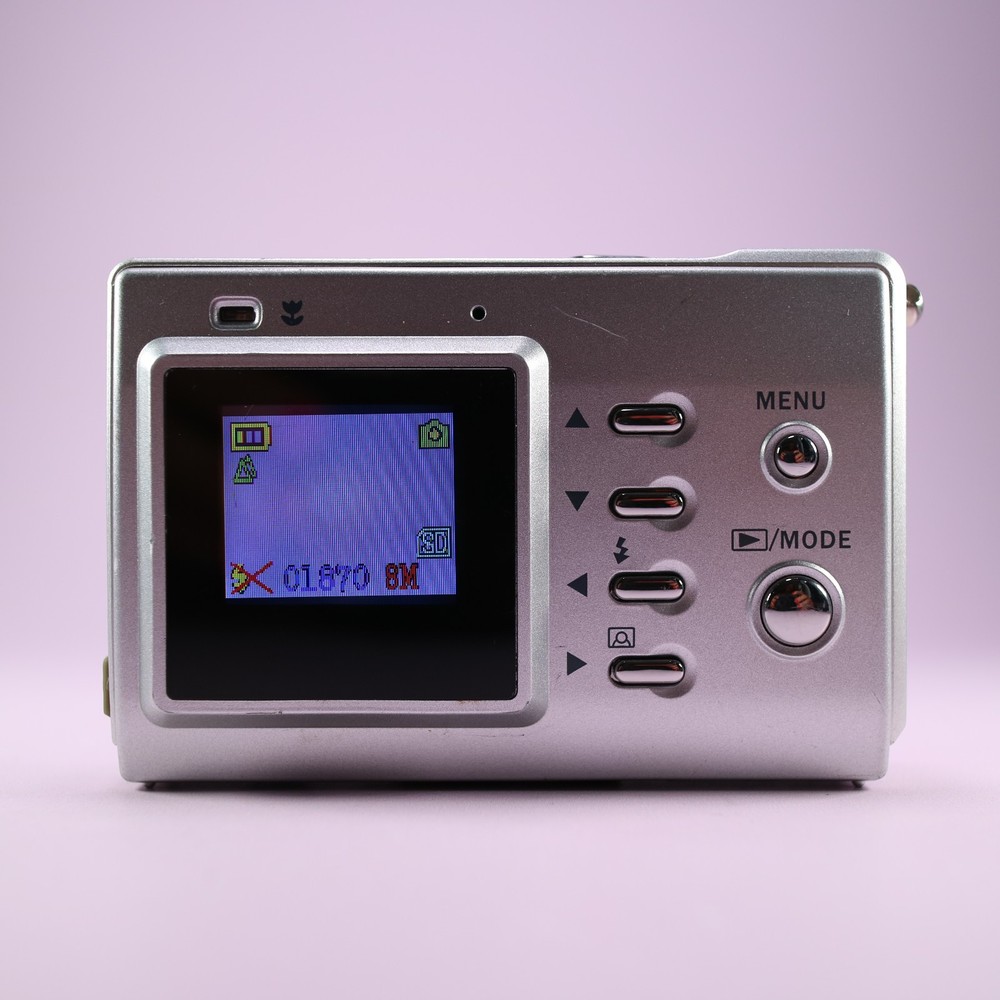 Jazz JDC81 12.0MP Compact Digital Camera Silver Tested