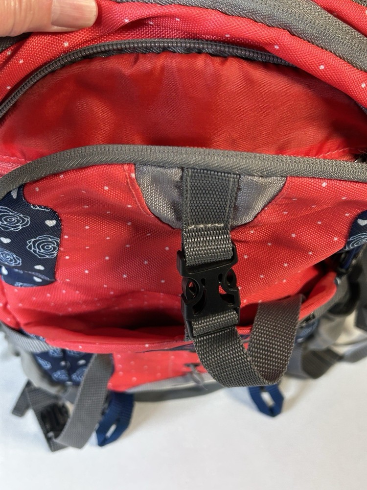Coleman Hydration Backpack With Compass, Binoculars, Thermometer, Sunglasses EUC