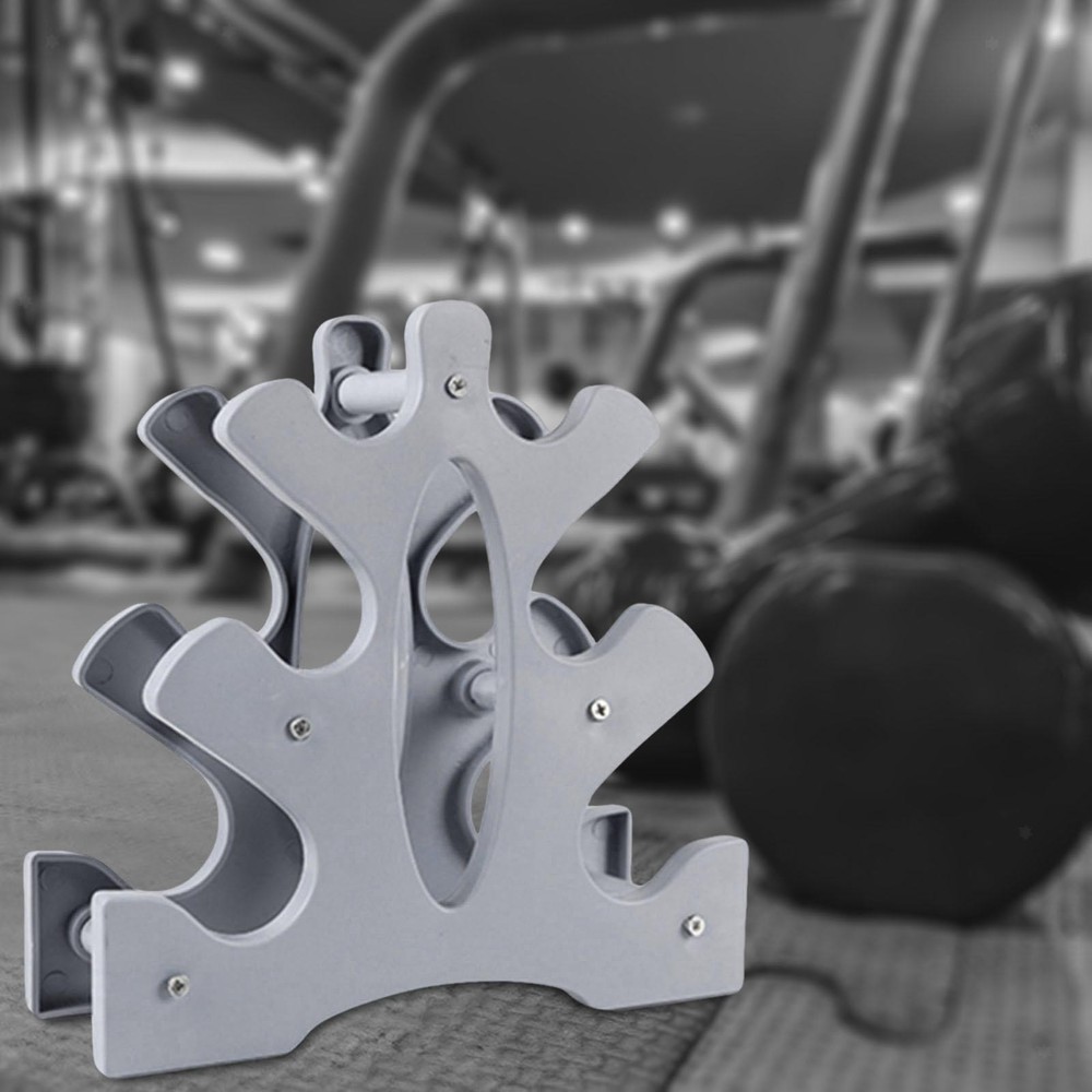 3 Tier Dumbbell Rack Stand Leaf Design Max 25kg Load