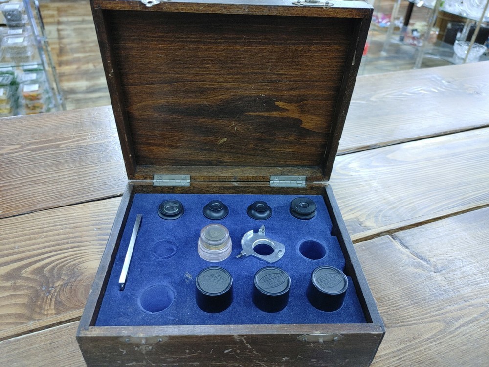 Spencer Microscope Lens Kit Including Eye Pieces & Objective Lenses