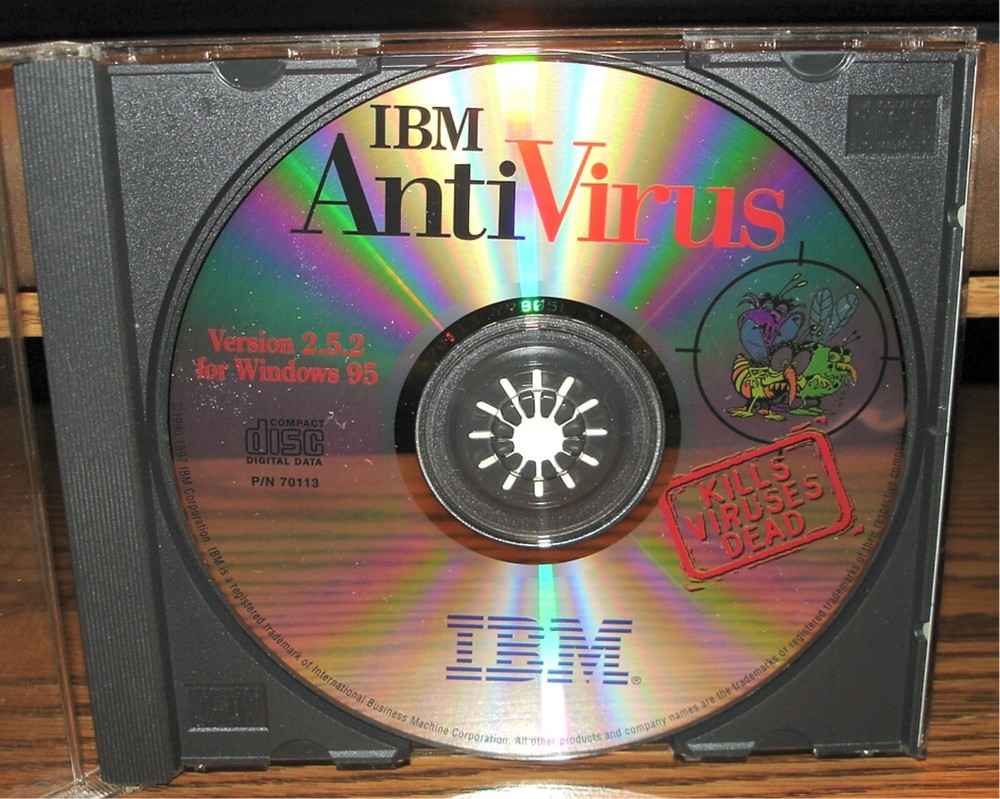 IBM Software - AntiVirus - 1996/97 CD  - Version 2.5.2 for Windows 95