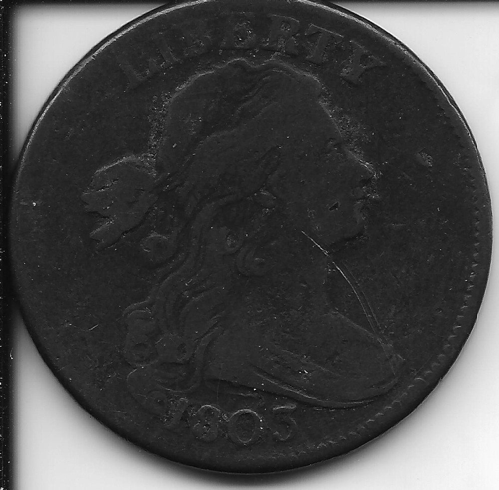 1803 Draped Bust Large Cent Error 100/000