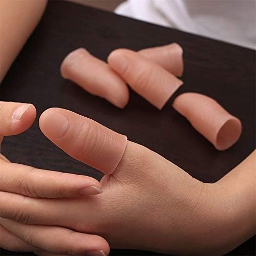 Fake Soft Thumb Tip Magic Trick Prop - 5 Pcs