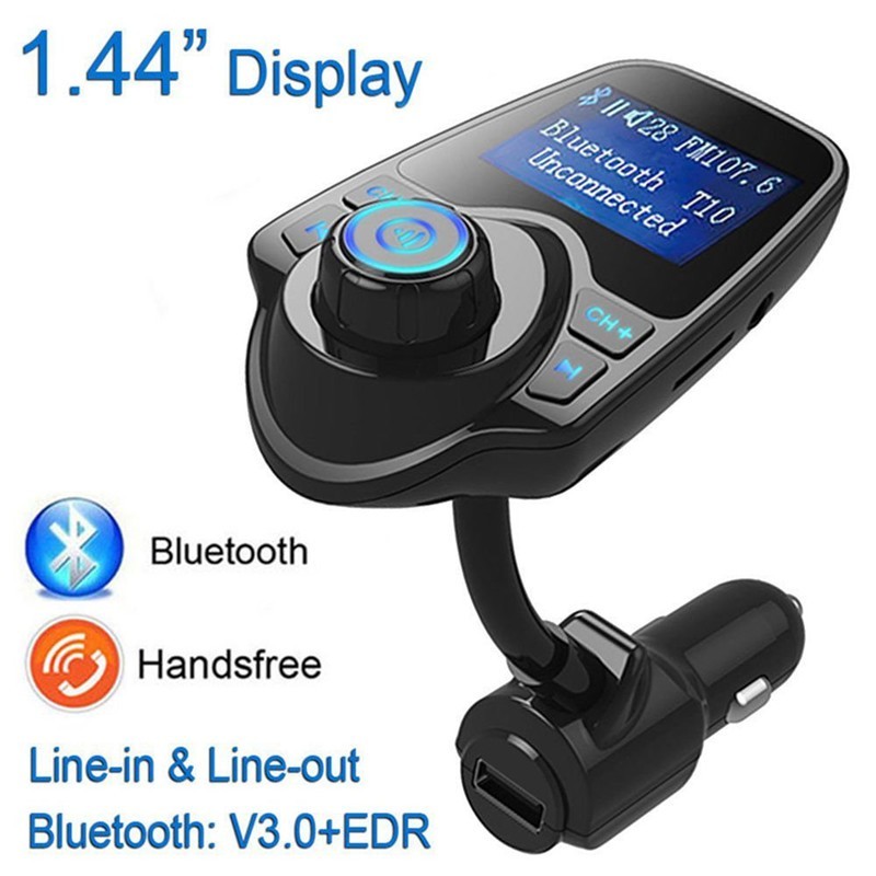 Car Kit MP3 Audio Player Speakers Wireless FM Modulator FM Transmitter Bluetooth