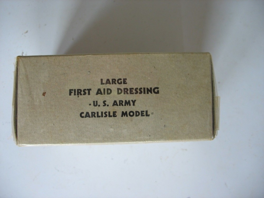 Large First-Aid Dressing U.S. Army Carlisle Model Sterilized Item No. 92050