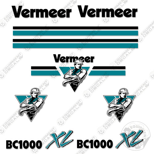 Fits Vermeer BC1000 XL Chipper Decal Kit