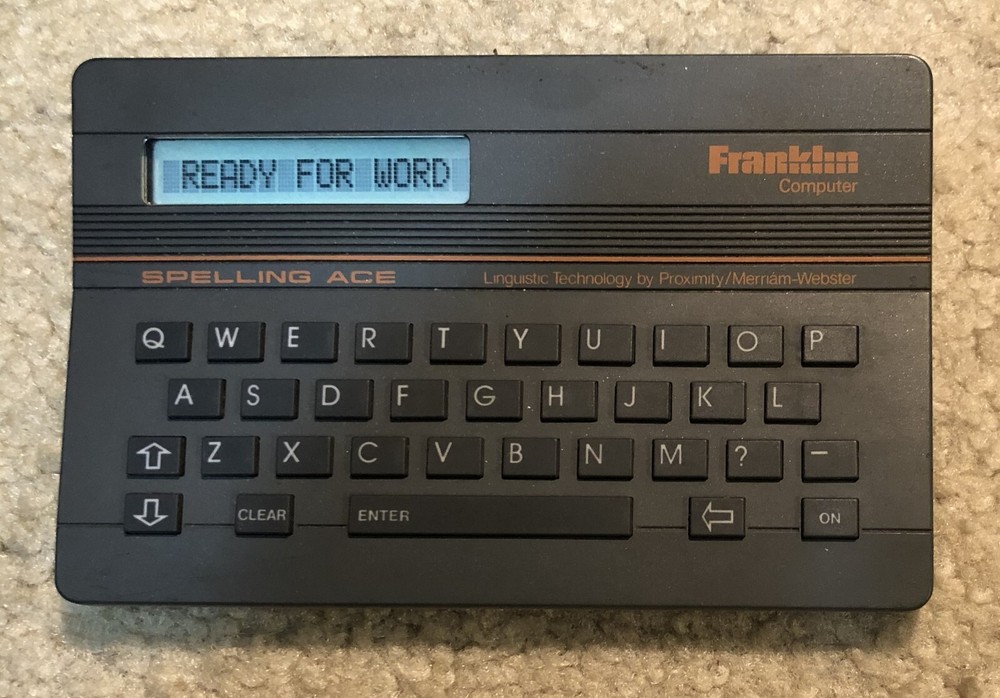 Franklin Computer Spelling Ace Model SA-88 Spell Checker - Tested & Working
