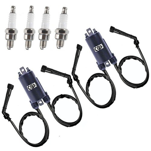 Ignition Coil Pack & spark plug + Cap For HONDA CB900C 1980-1982