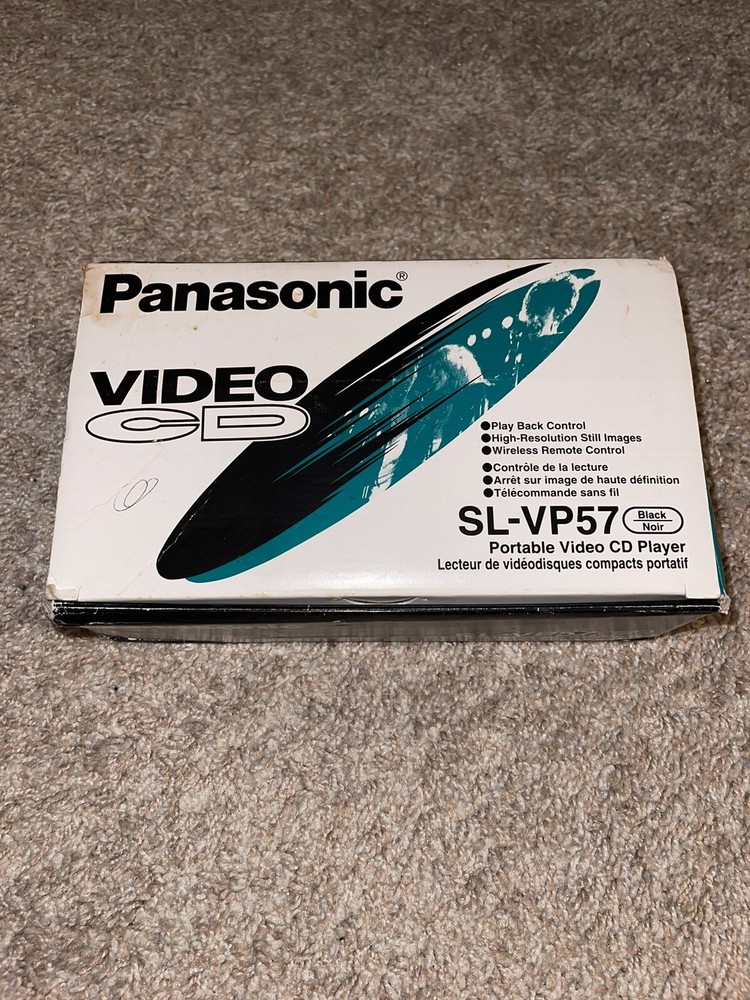 Panasonic Video CD Player SL-VP57 NEW OPEN BOX