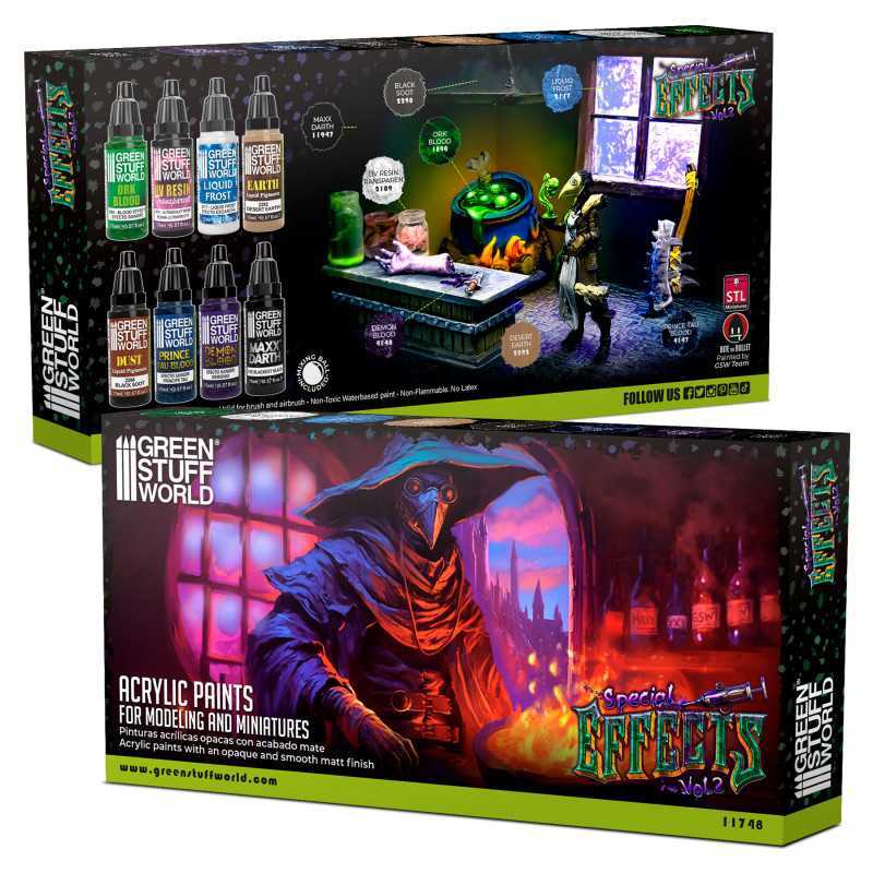 Green Stuff World: Paint Set - Special Effects Vol. 2
