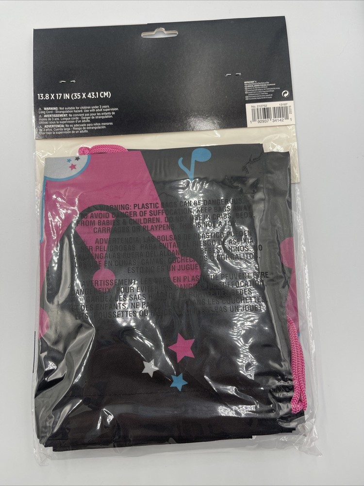Queen Cinch Sac Bag Drawstring Backpack Crown Music Note