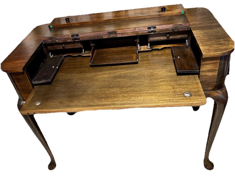 Victorian Spinet Writing Desk Circa 1850-1920 - Refurbished