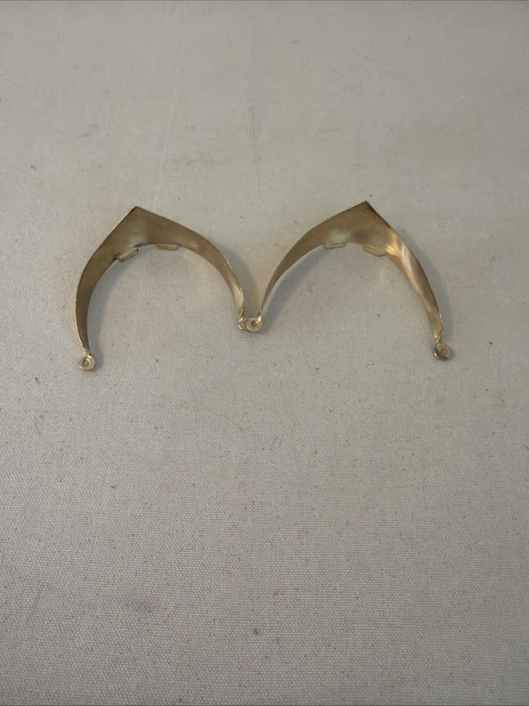 Gold Tone Solid Heel Cap NEW