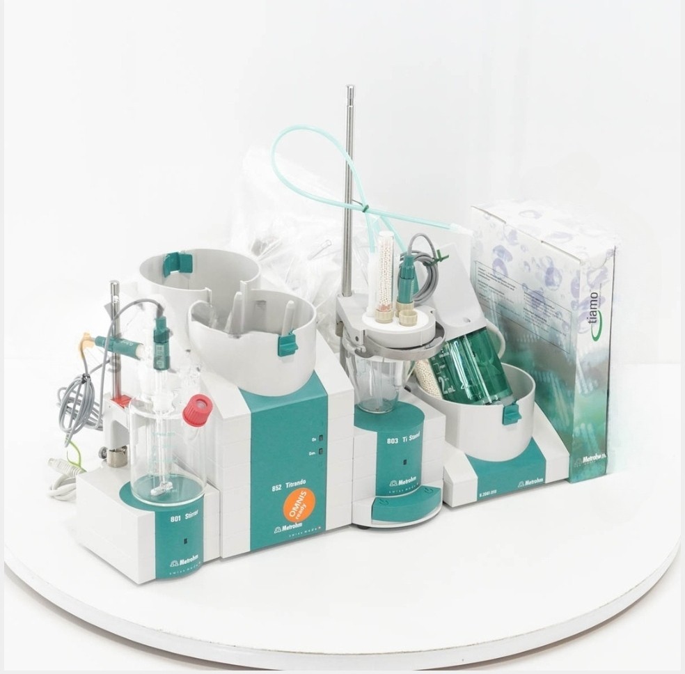 Metrohm 852 titrando 800 Dosino 801 stirrer 803 Stand W/Tiamo 2.5 Full Software