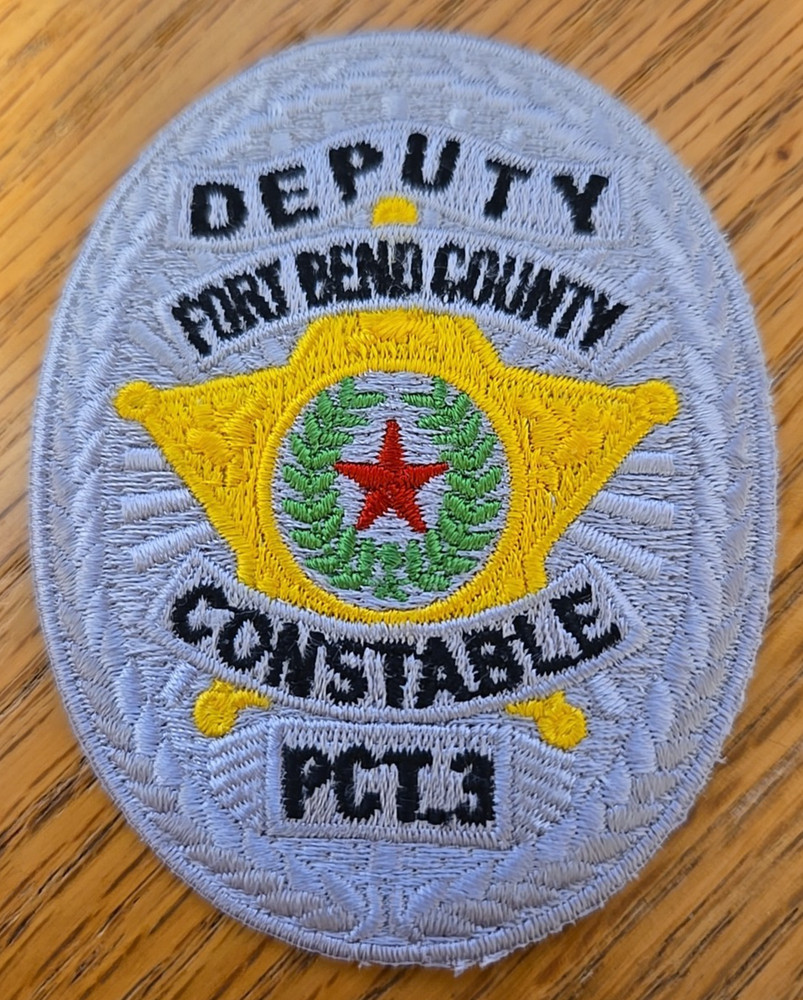 FORT BEND COUNTY TEXAS small DEPUTY CONSTABLE sheriff police PATCH