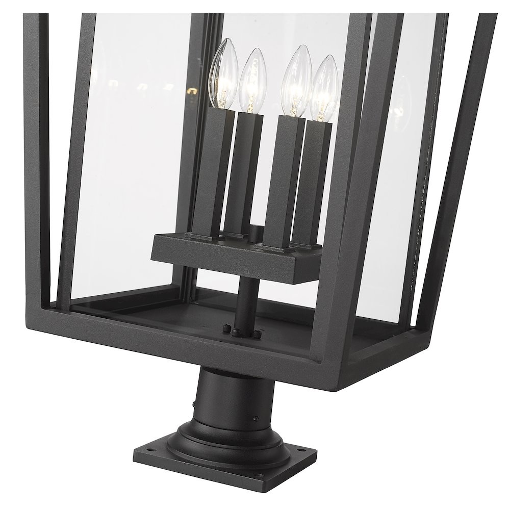 Z-Lite 4 Light Outdoor Pier Mounted Fixture