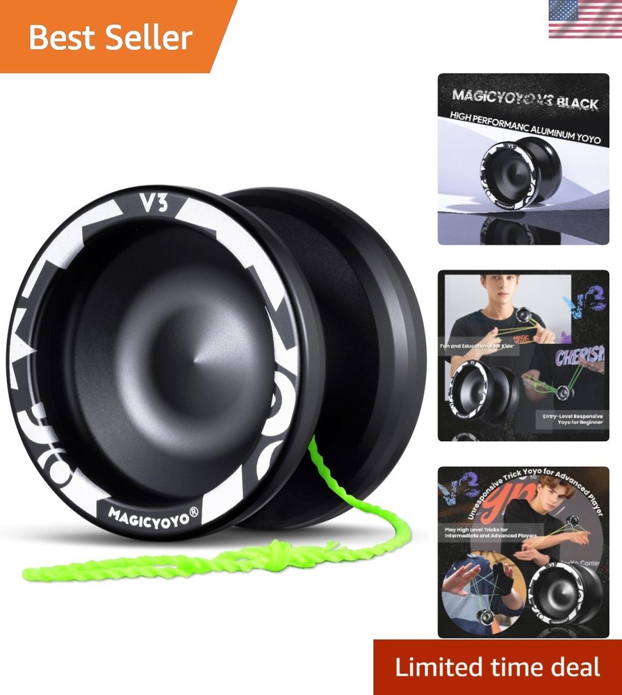 Complete V3 Yoyo Set - Dual Function with 12 Strings & Elegant Gift Packaging