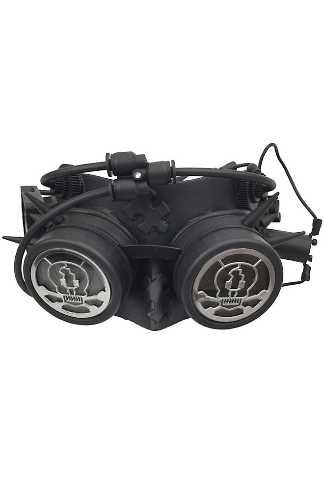 Steampunk Wasteland Watchman Mask (Black)