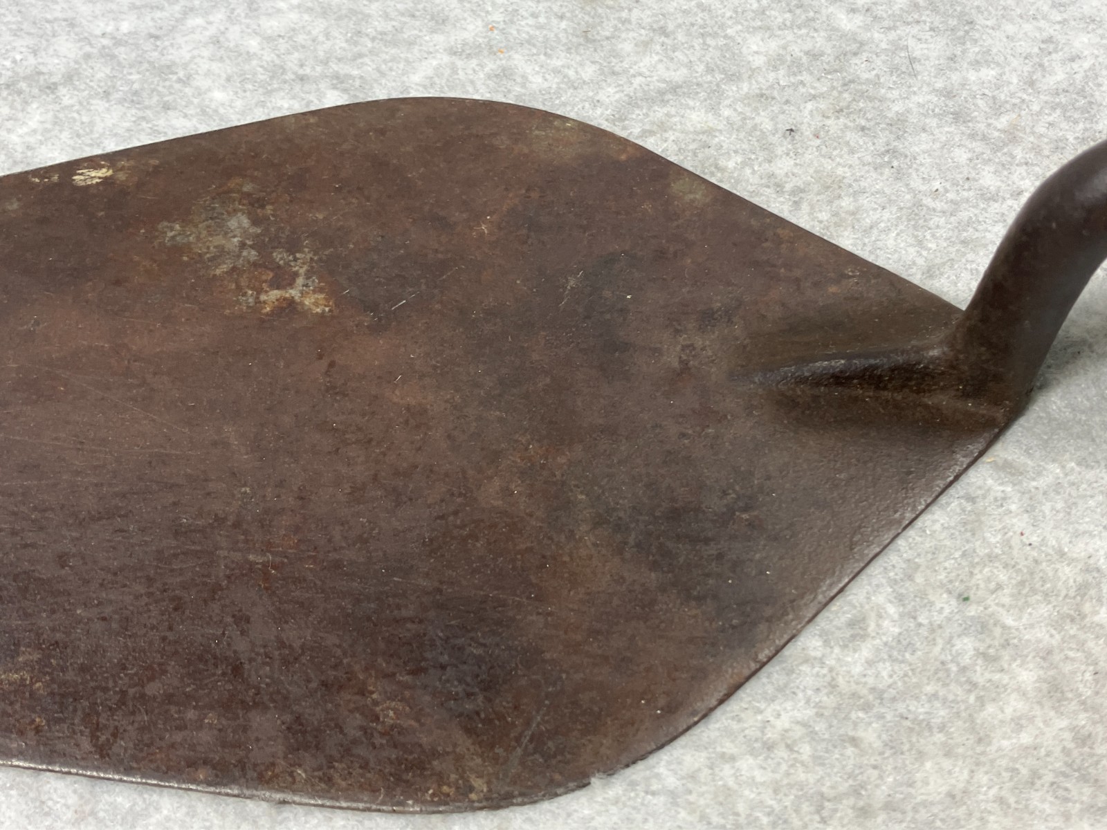 Vintage Trowel With Wood Handle Large 11" Blade