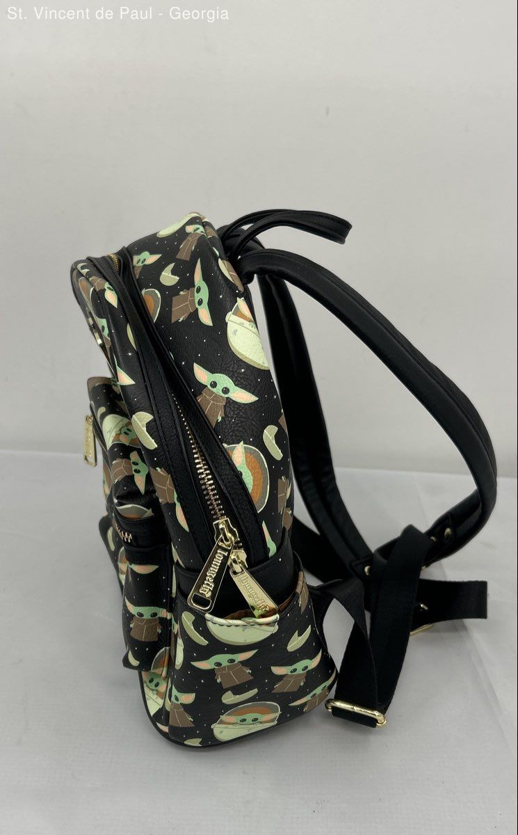 Disney Parks Loungefly Grogu Baby Yoda STAR WARS Mandalorian Mini Backpack VGC
