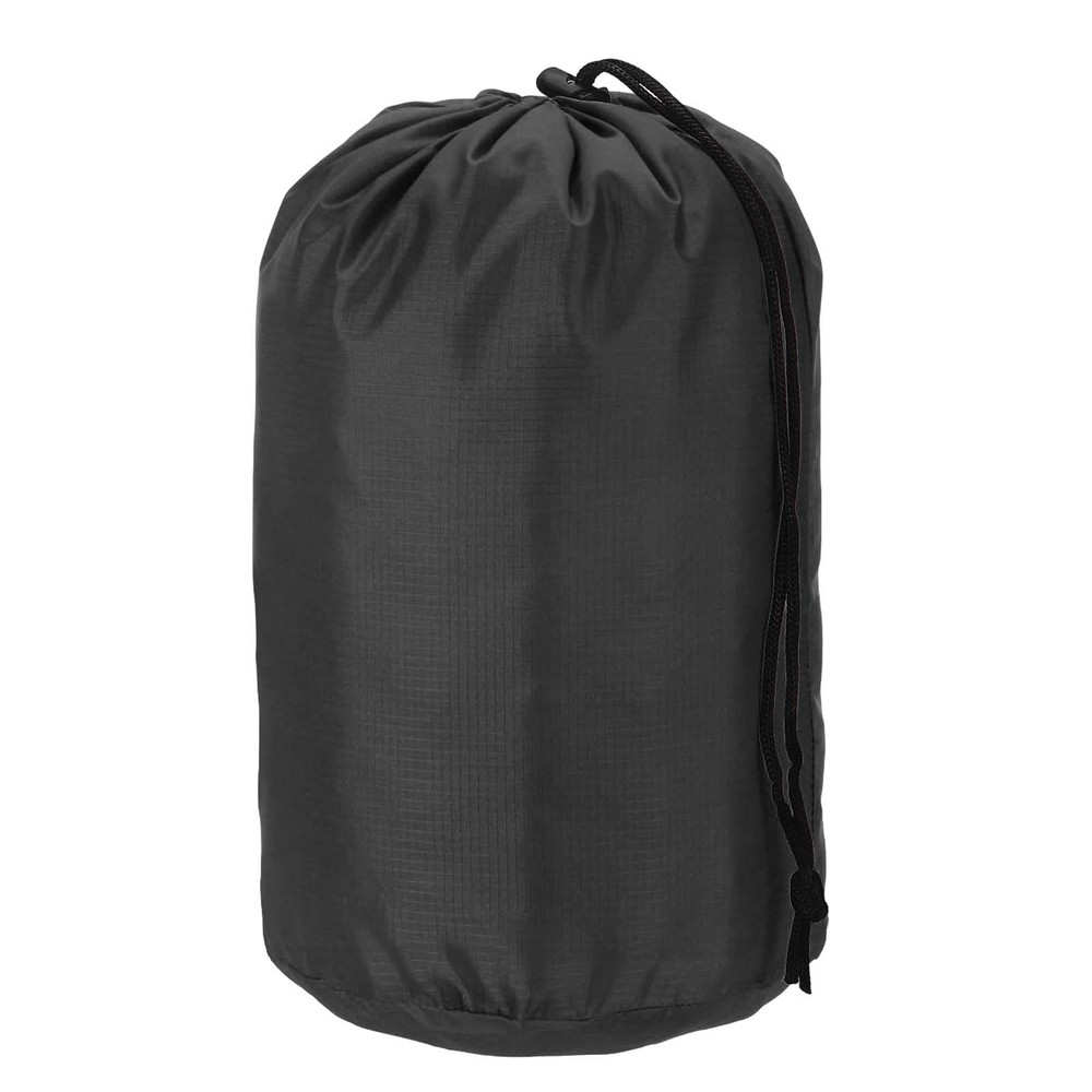 Stuff Sack, Nylon Waterproof Storage Sacks, 7x13Inch(Black)