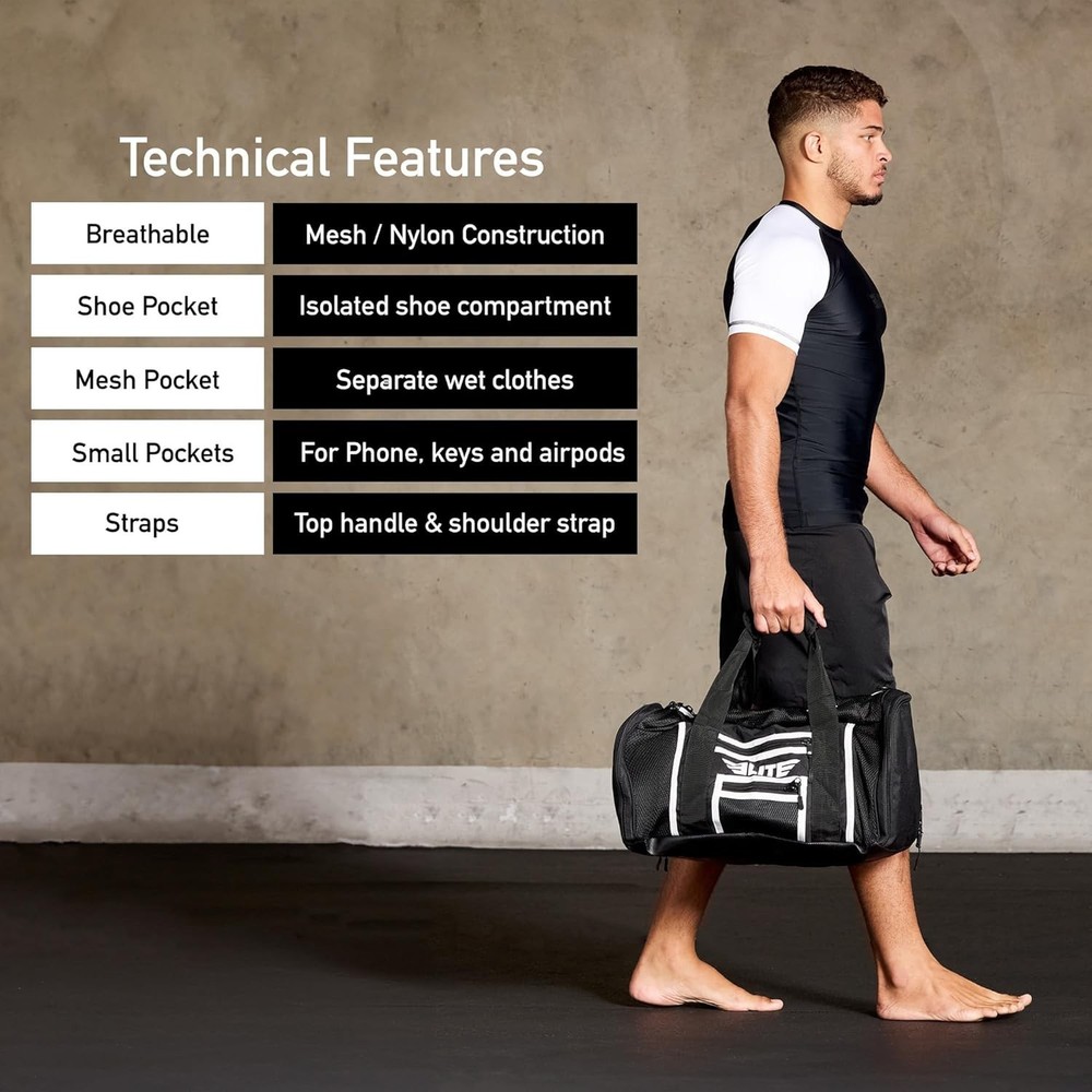 Large Capacity Boxing Gym Bag with Multiple Pockets