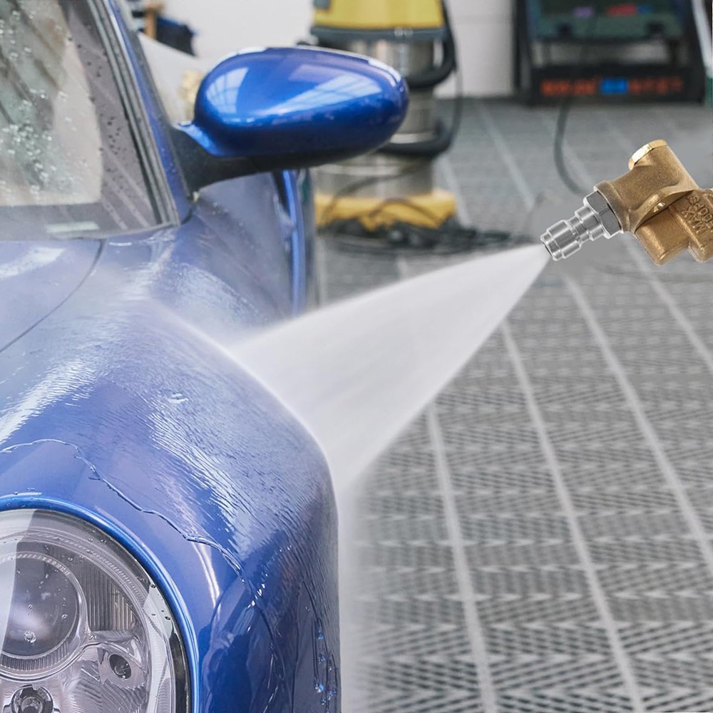 Quick Connecting Pivoting Coupler Leak-proof +180°Adjustable Head WIth1/4 ''Plug