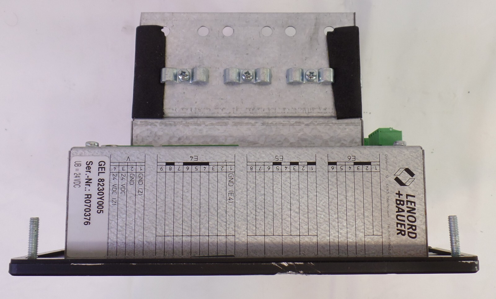 Lenord Bauer MotionLine Pitch Controller GEL 8230Y005, For Parts/ Repair