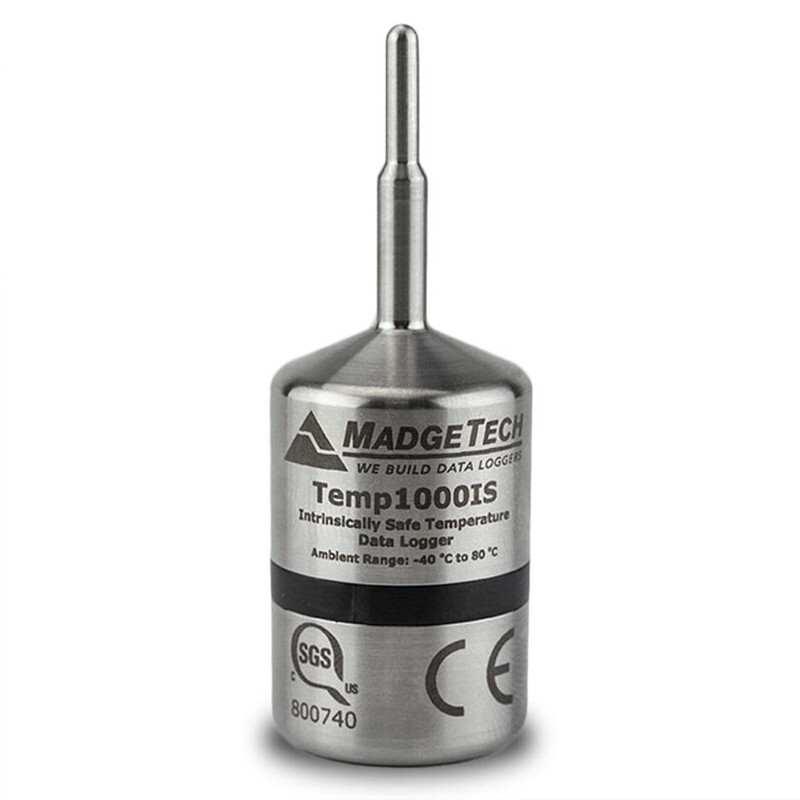 MADGETECH is an intrinsically safe, temperature data logger. The Temp1000IS