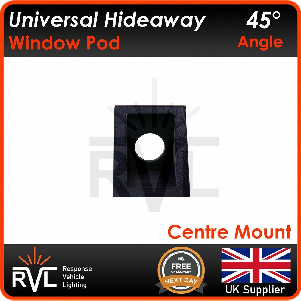 45 Degree Window Pods for LED HIDE AWAY LIGHTS Strobe Flashing beacon lightbars