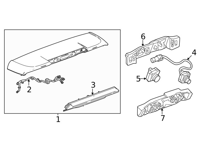Genuine GM Outer Bracket 85723007