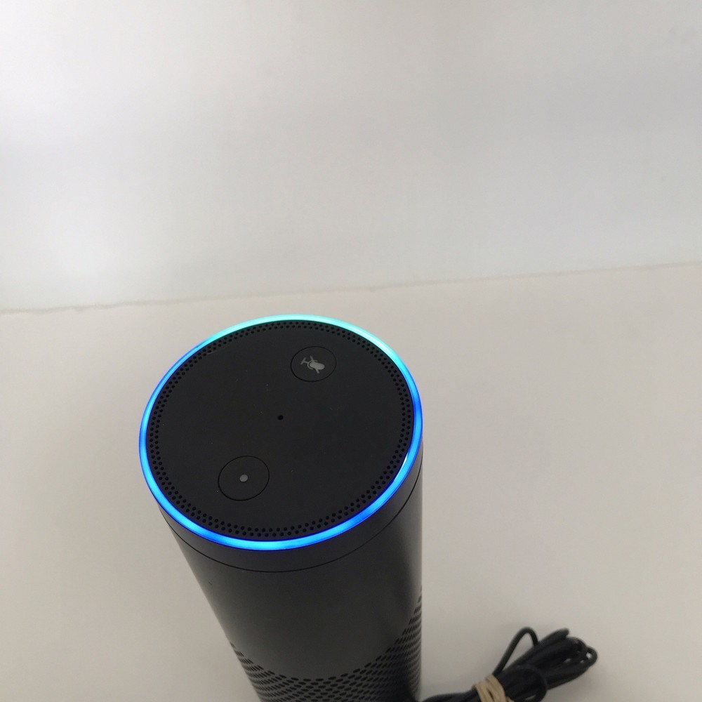 Amazon Echo SK705DI Smart Speaker Black Wireless Alexa w/ Power Adapter