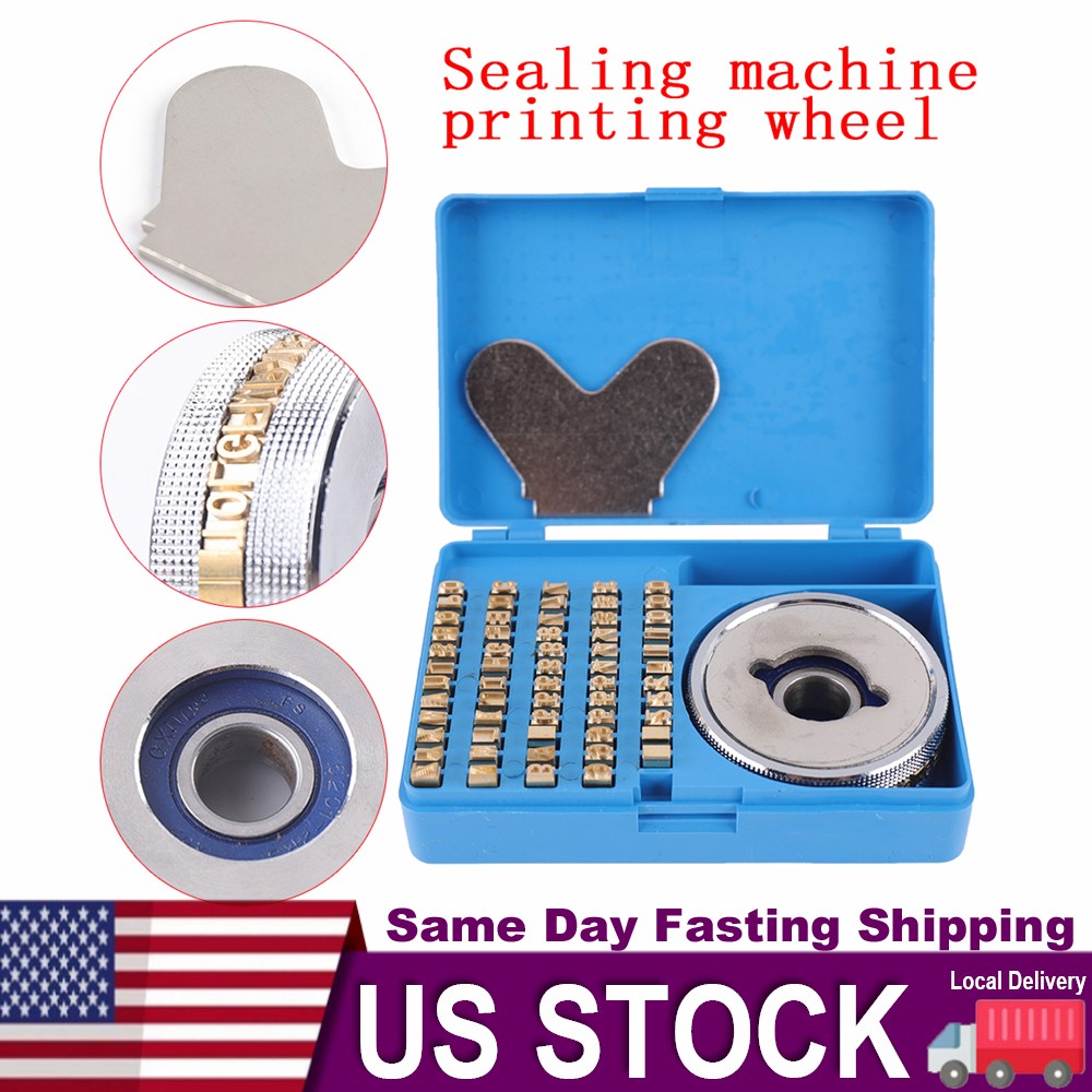 Character Letters Numbers Embossing Wheel For Continuous Sealer Sit Sealer Wheel