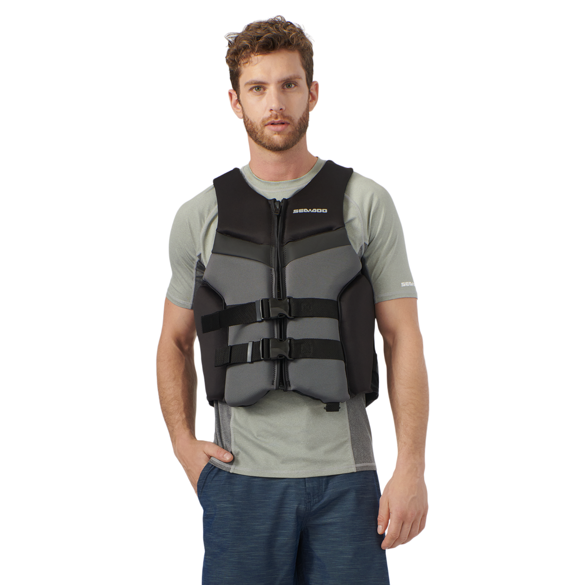 Sea-Doo OEM Airflow PFD Life Jacket Vest Large Black 2859840990