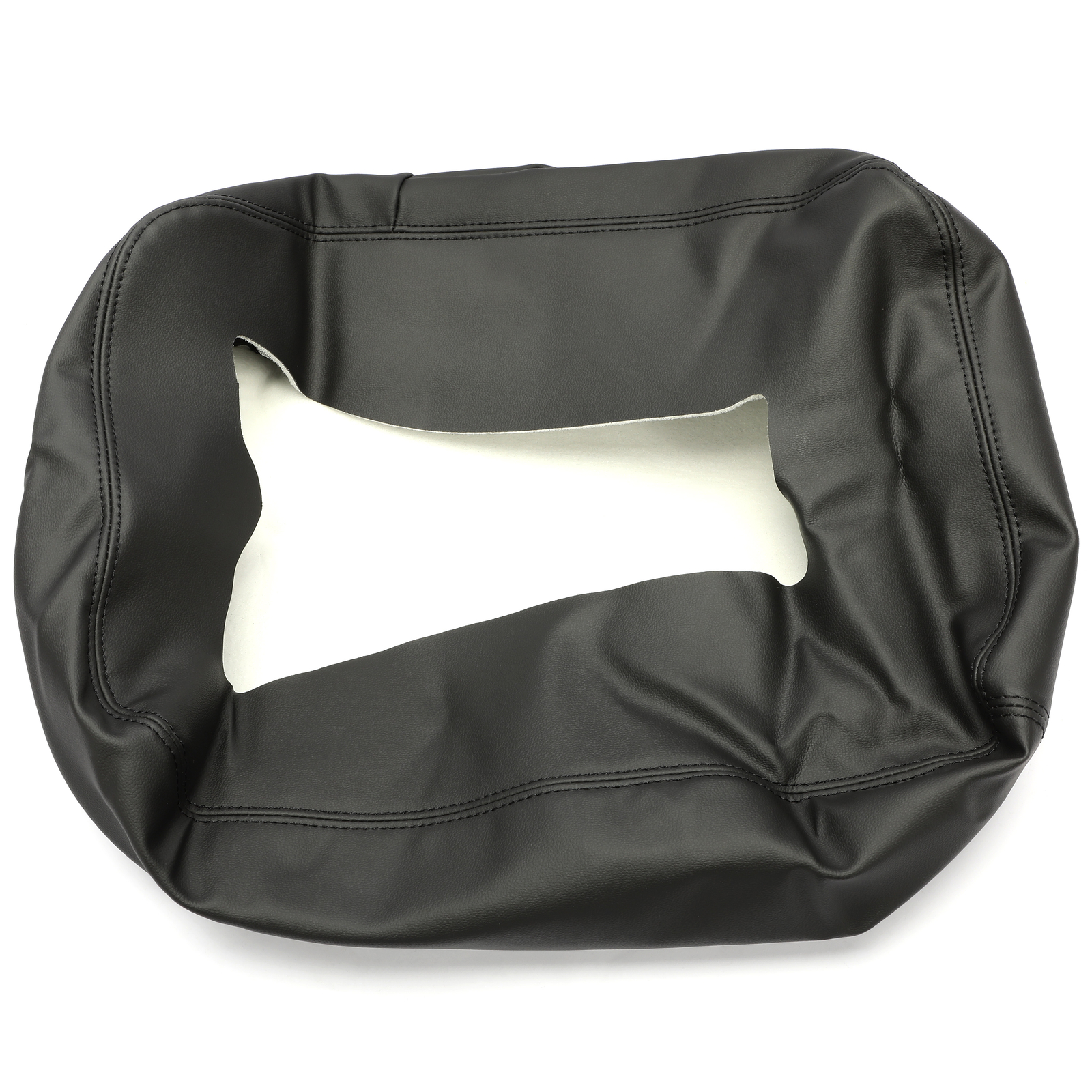 For 2007 08-14 Chevy Silverado 1500 2500 Leather Armrest Console Jump Seat Cover