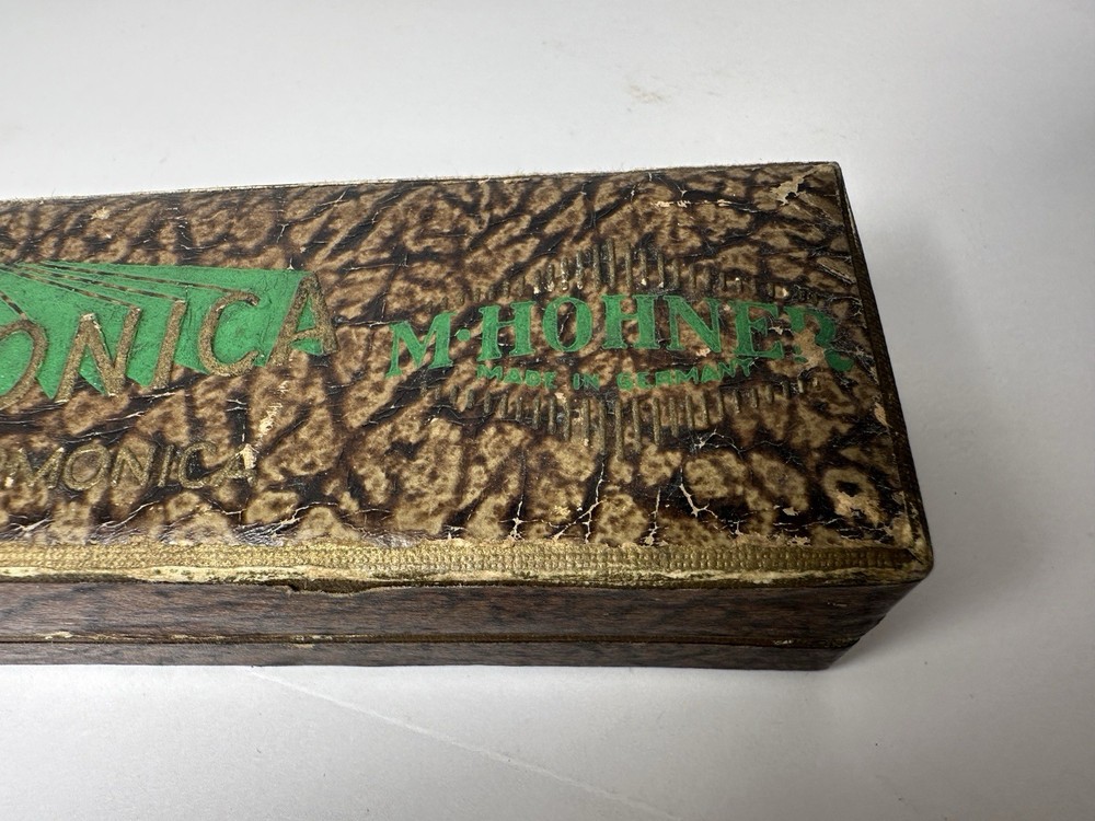 Vintage M. Hohner “The Chromonica” Chromatic Harmonica Germany Boxed