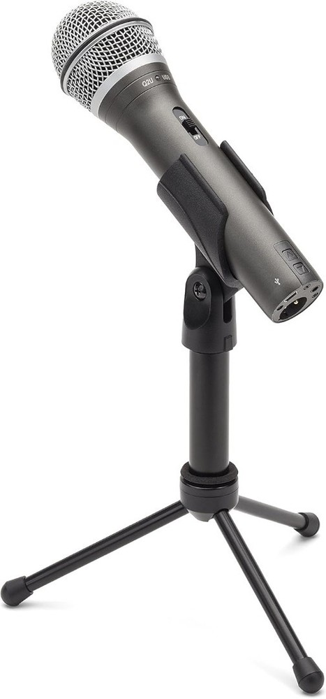 SAMSON Q2U Dynamic USB/XLR Handheld wired Microphone - Model # SAQ2U - Open Box