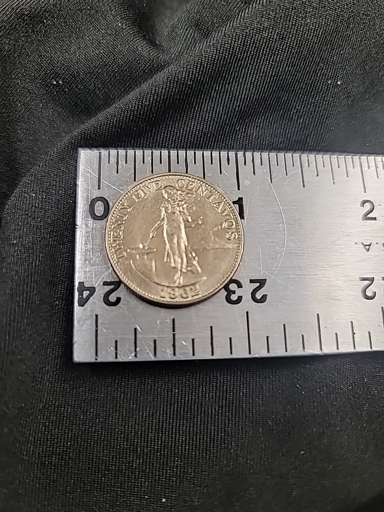 1962 Philippines 25 Centavos