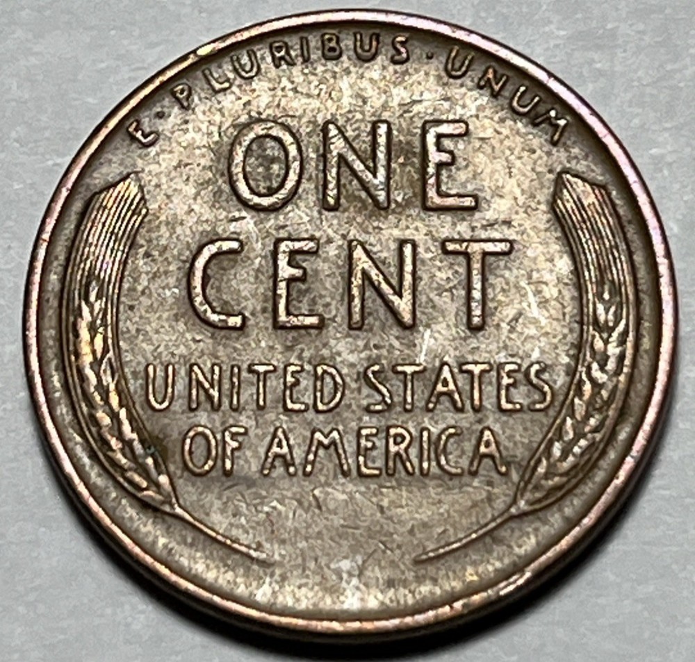 1942 Wheat Penny Error Deformed 2 Date Error