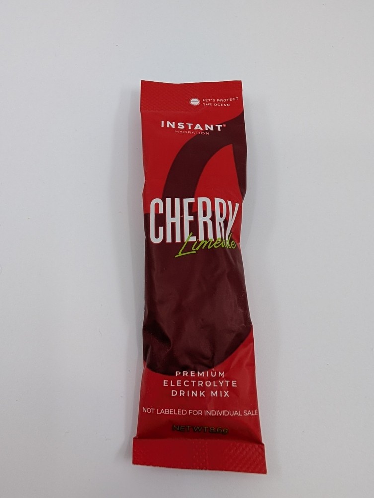 NEW Instant Hydration Electrolyte Drink Mix Cherry Limeade 30 Ct Stick Packs