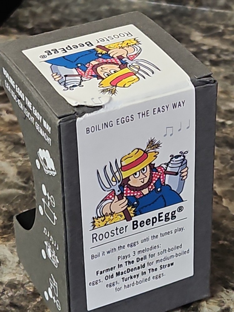 Beepegg Egg Timer, Singing Floating Egg Timer, Chicken Brainstream Rooster