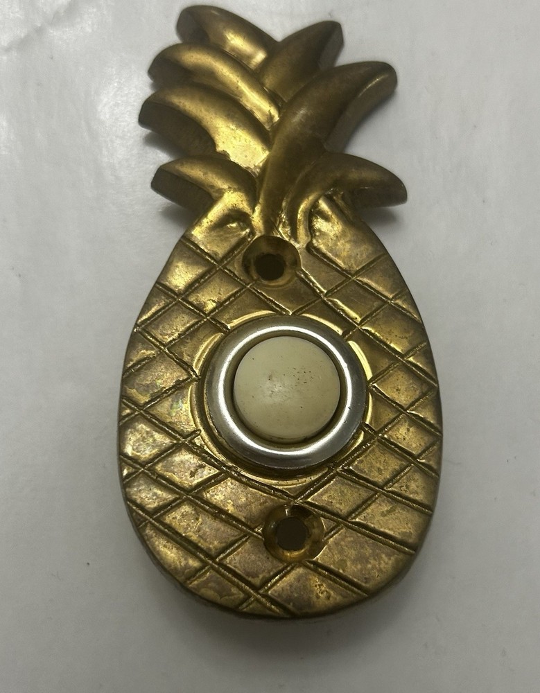 Brass Pineapple Doorbell
