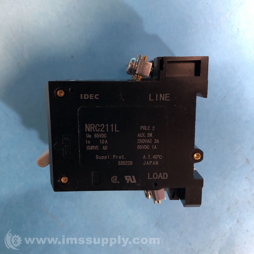 Idec NRC211L-10A-AD Circuit Protector, 10A FNOB