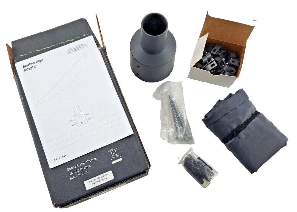 OEM Starlink v2 Pipe Adapter Kit