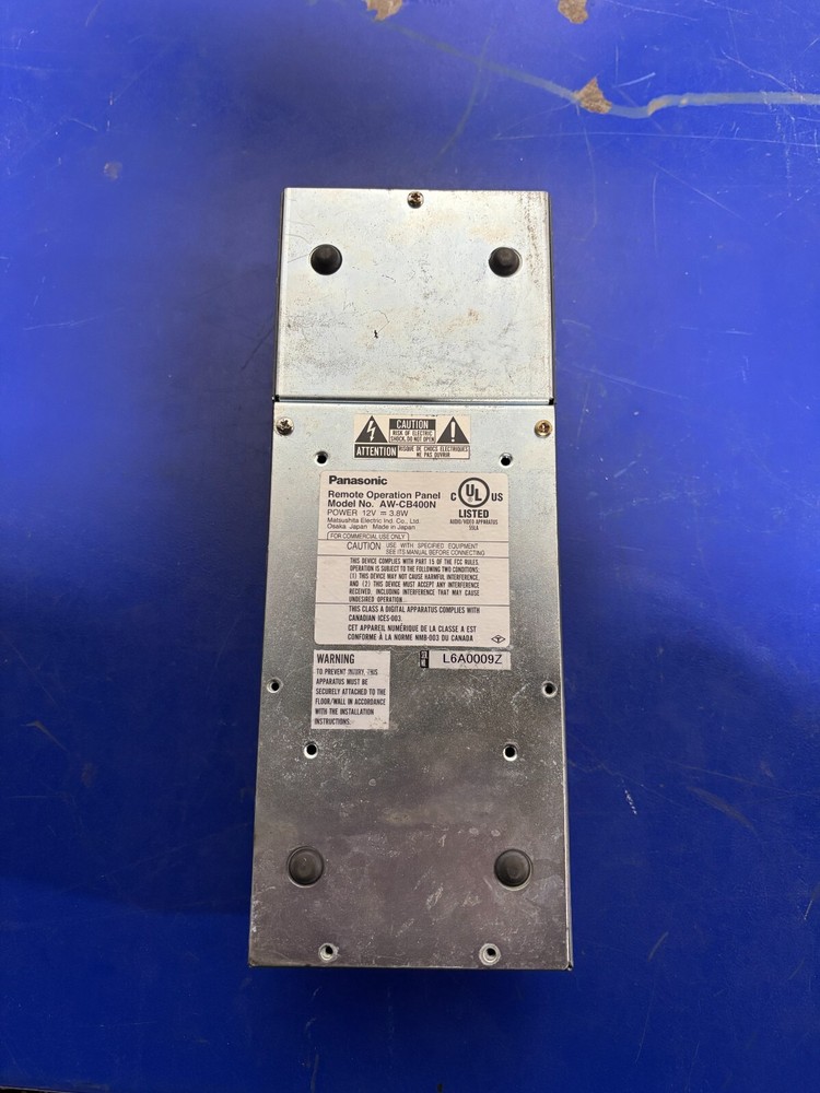 Panasonic Multi-Camera Remote Operation Panel AW-CB400N For Parts