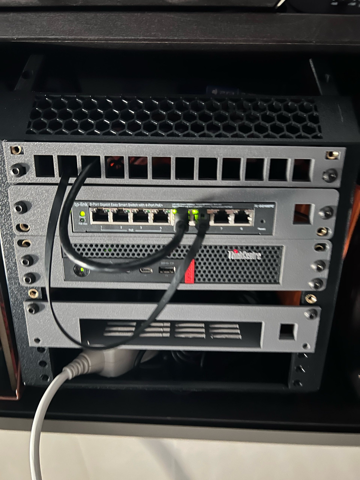 10" Rack Mount for Lenovo ThinkCentre Tiny Series | M720Q, M715Q, M920Q, + more