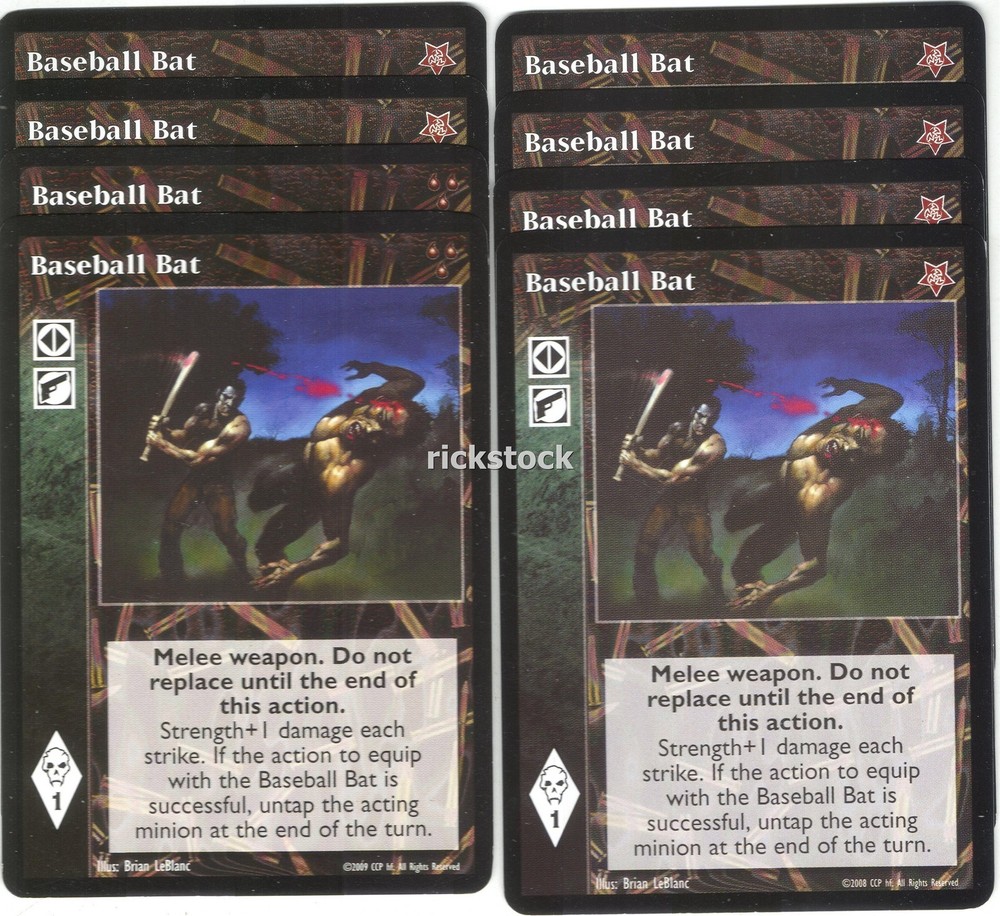 Baseball Bat x8 TR HttB VTES Jyhad